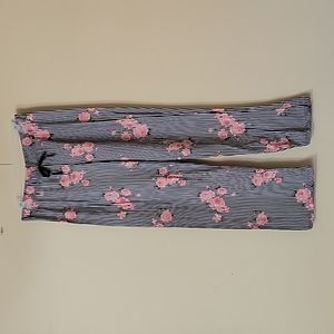 Pajama Floral Print Pants